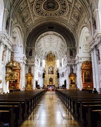 Interior of historic church