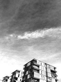 Low angle view of building against sky