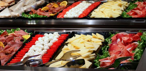 Close-up of various vegetables for sale