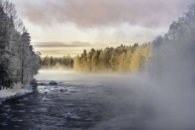 Winter landscape in finland