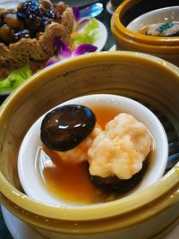 Close-up of food in plate