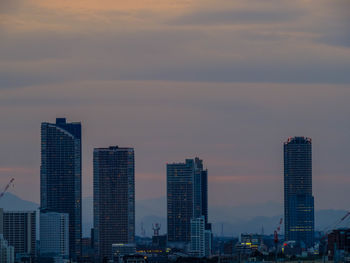 Skyscrapers in city