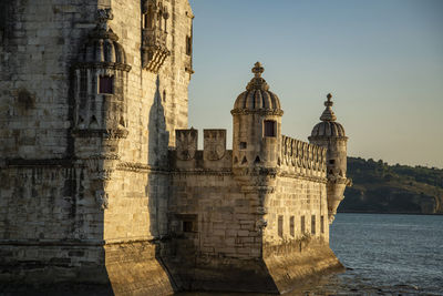 Low angle view of historical building