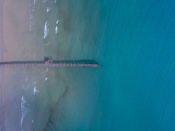 Swimming pool in sea