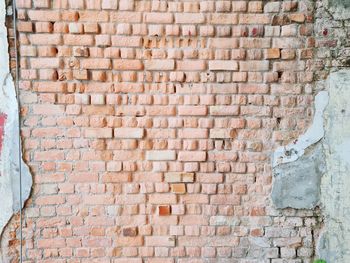 Full frame shot of brick wall