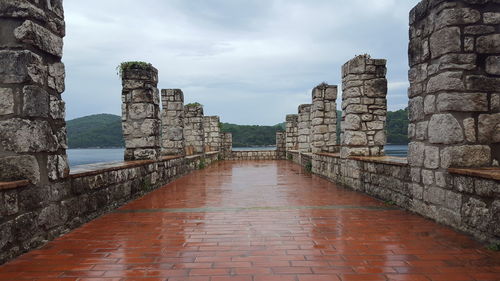 Old ruins against sky