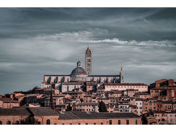 Best angle view of siena cityscape 