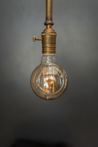 Close-up of antique light bulb
