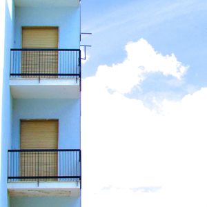 Low angle view of building against sky