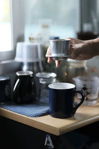 Close-up of coffee cup