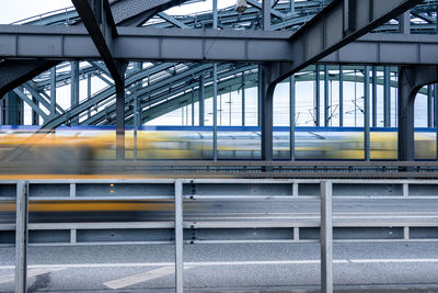 Train at railroad station