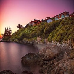 Buildings with waterfront