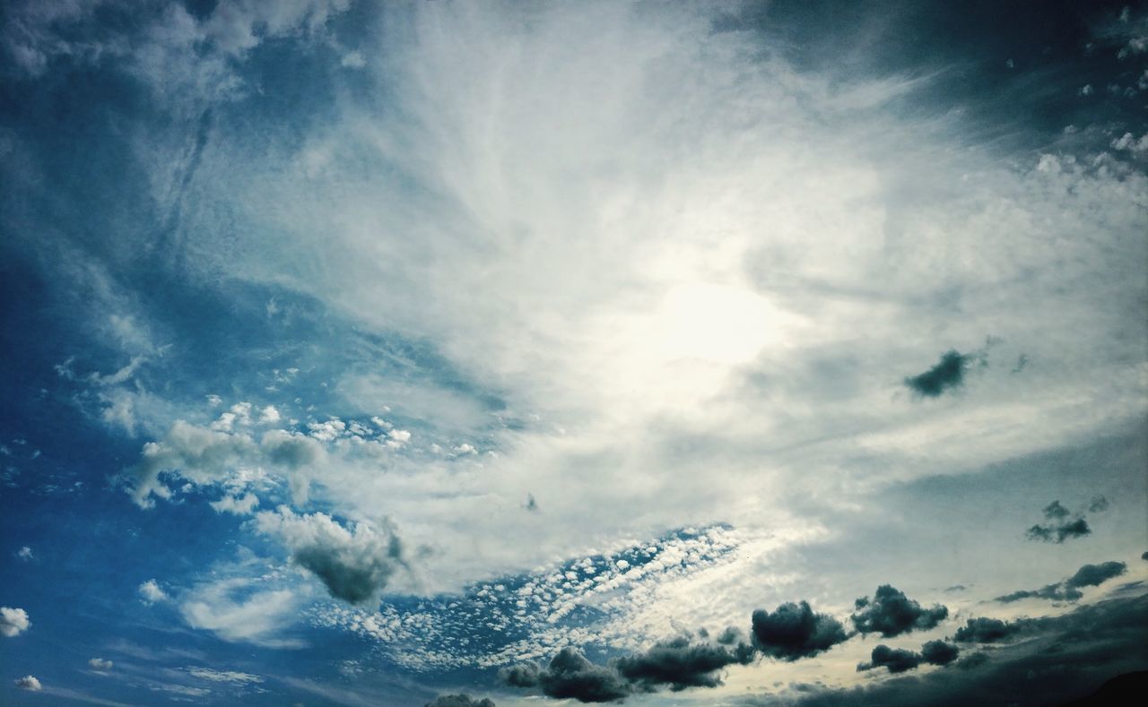 sky, tranquility, beauty in nature, scenics, tranquil scene, cloud - sky, low angle view, nature, cloudy, weather, cloudscape, idyllic, cloud, sky only, white color, majestic, day, snow, no people, outdoors