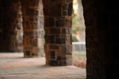 Close-up of temple against building