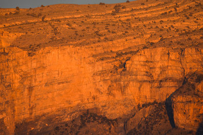 Rock formations in a desert