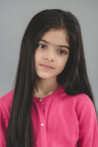Portrait of teenage girl
