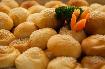 Full frame shot of food