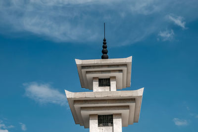 Low angle view of a korea building