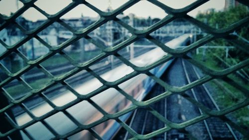 Full frame shot of chainlink fence