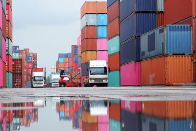 Full frame shot of commercial dock