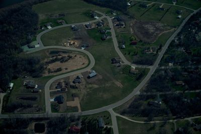 High angle view of landscape