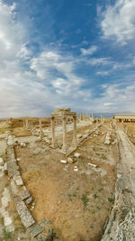 Panoramic view of landscape against sky