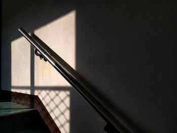 Low angle view of spiral staircase