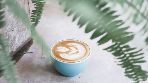 Close-up of coffee on table