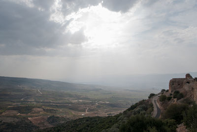 Panoramic view of landscape against sky