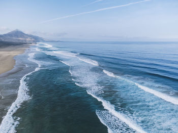 Waves at playa de cofete