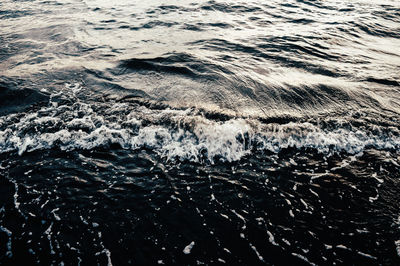Close-up of rippled water
