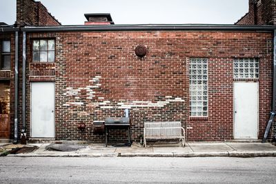 View of abandoned house