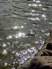 Full frame shot of sea water