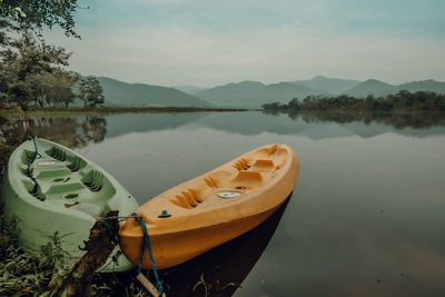 Boat in lake