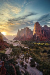 Wadi al disah canyon in saudi arabia taken in january 2022