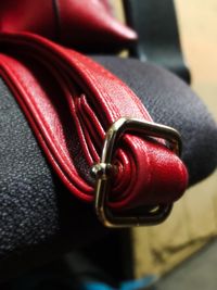 Close-up of leather