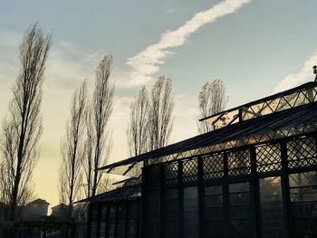 Low angle view of building against sky