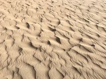 Full frame shot of sandy beach