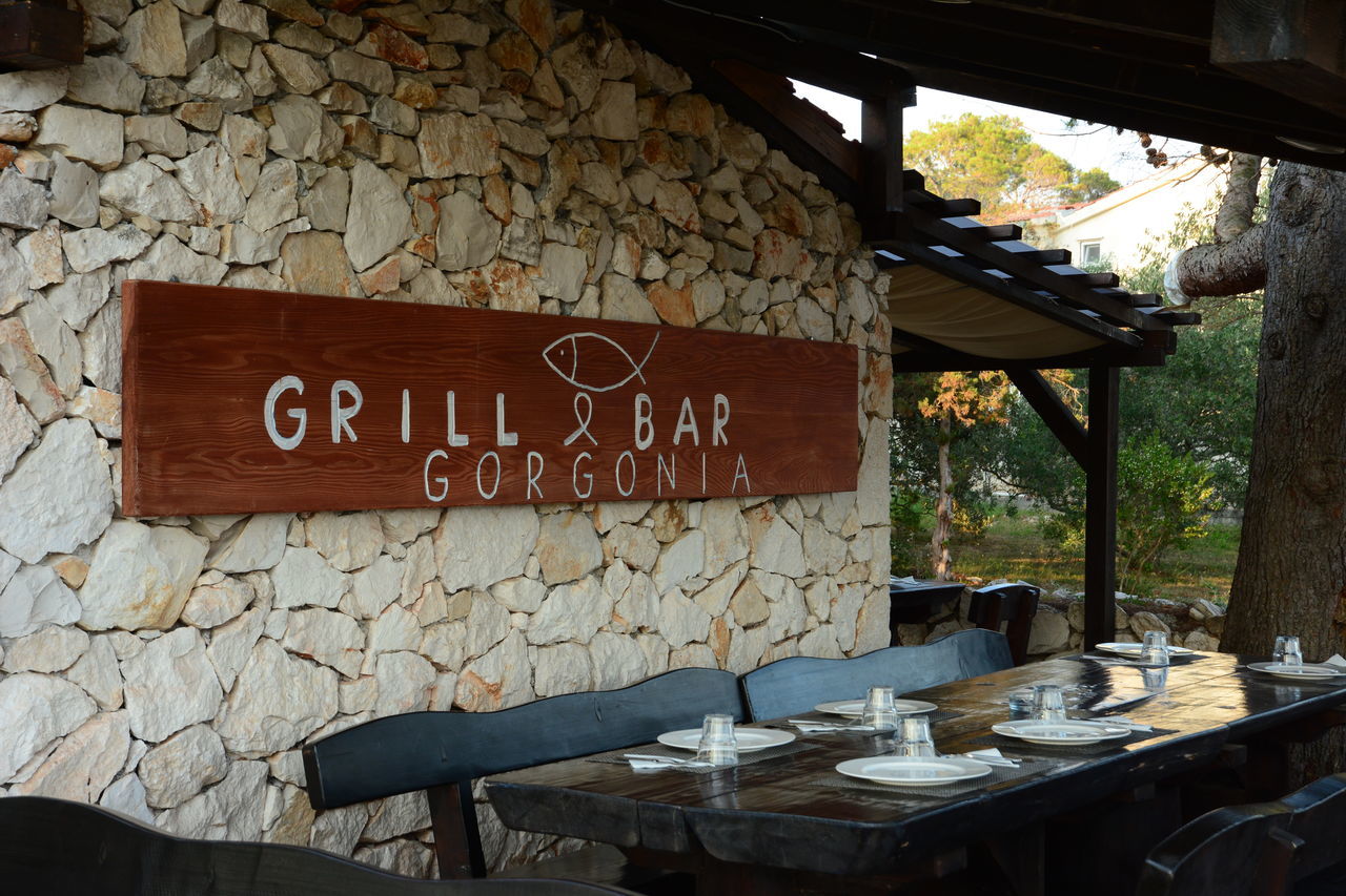 text, chair, restaurant, no people, day, table, built structure, architecture, outdoors, building exterior, blackboard