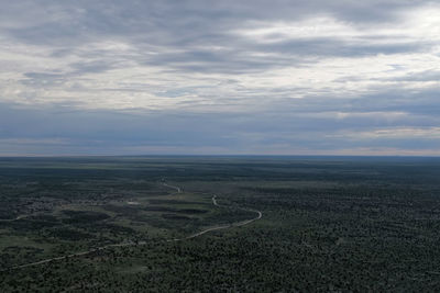 Scenic view of landscape against sky