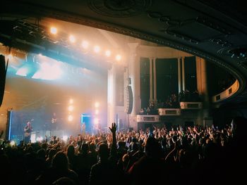 Crowd at music concert