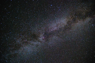 Low angle view of stars in sky at night