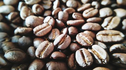 Full frame shot of coffee beans