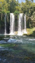 View of waterfall