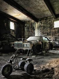 Old abandoned car