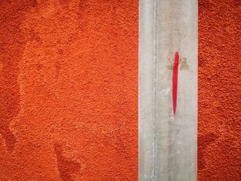 Full frame shot of orange wall