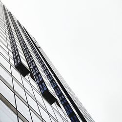 Low angle view of building against clear sky