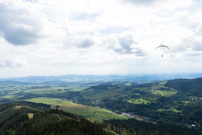 Scenic view of landscape against sky