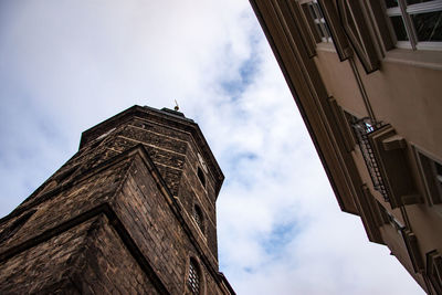 Low angle view of building against sky