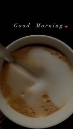 Close-up of coffee on table